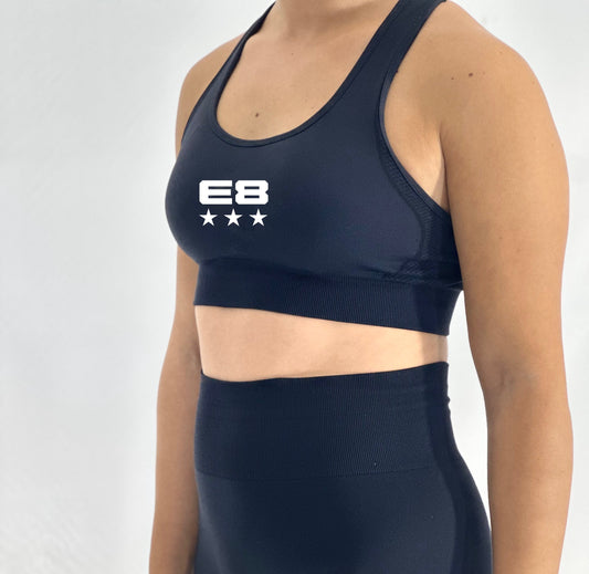 E8 Racerback Crop Top