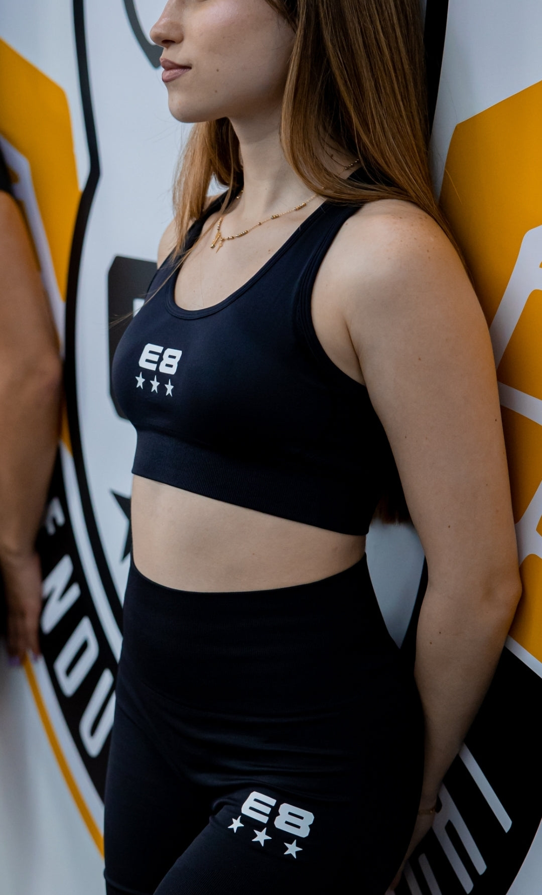 E8 Racerback Crop Top